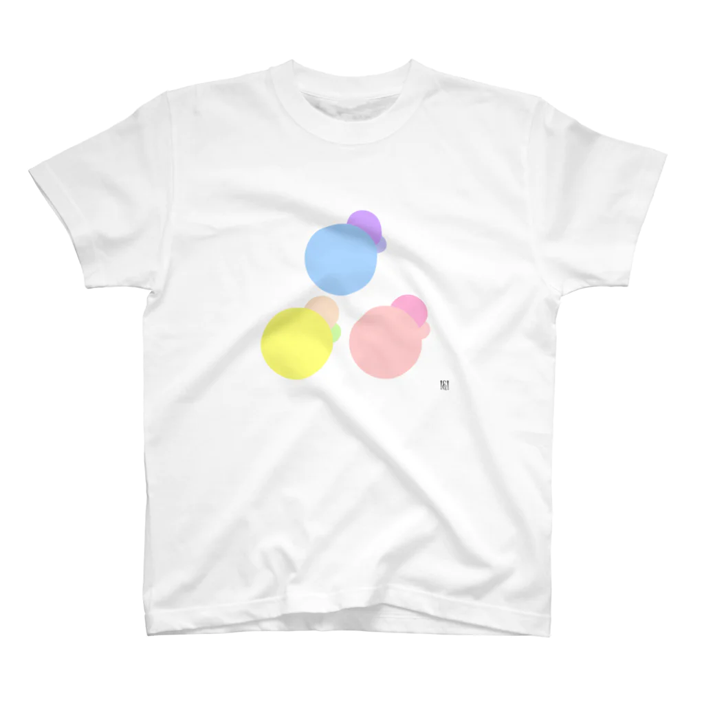 I&IのPastel color dots 3 スタンダードTシャツ