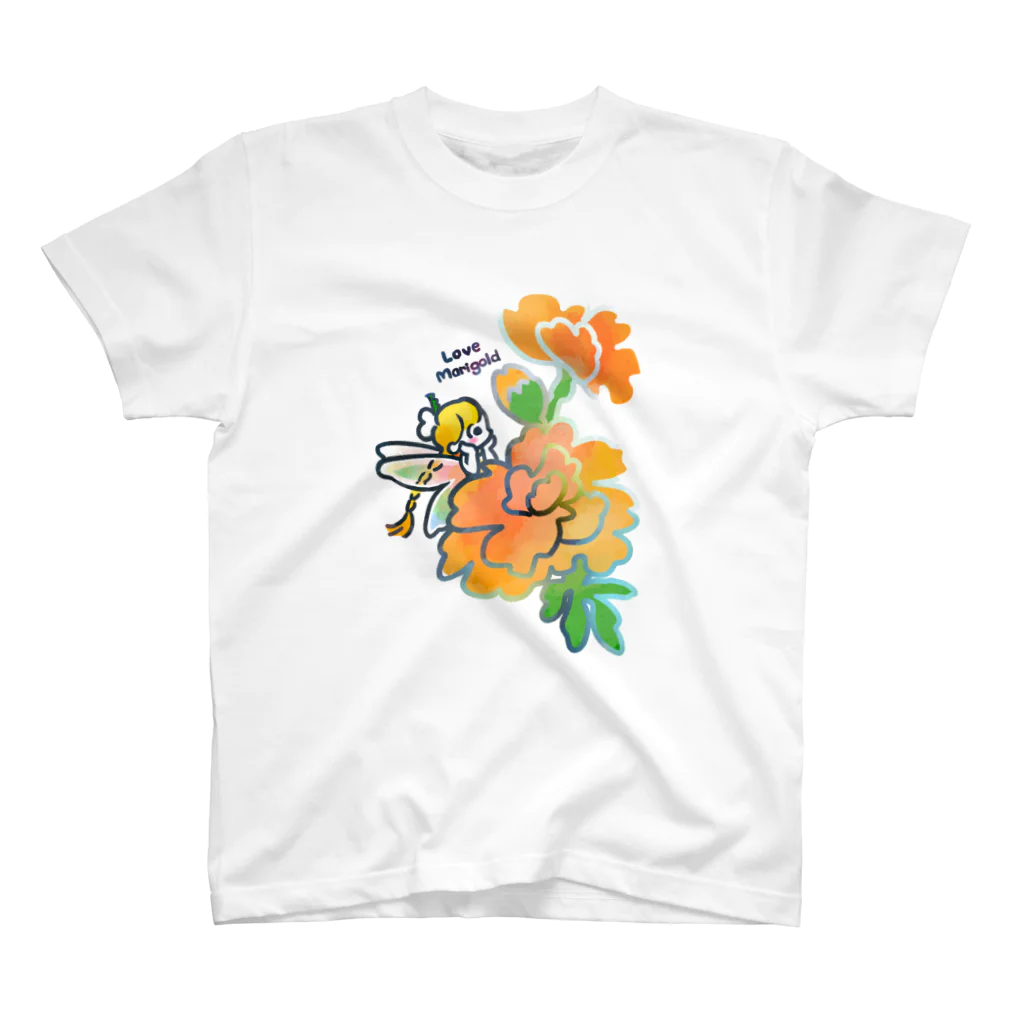 おはぎ屋の妖精とマリーゴールド Regular Fit T-Shirt