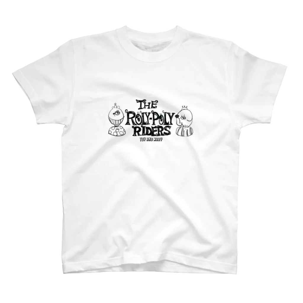 TOYandmaryのTHE ROLY-POLY RIDERS ロゴ スタンダードTシャツ