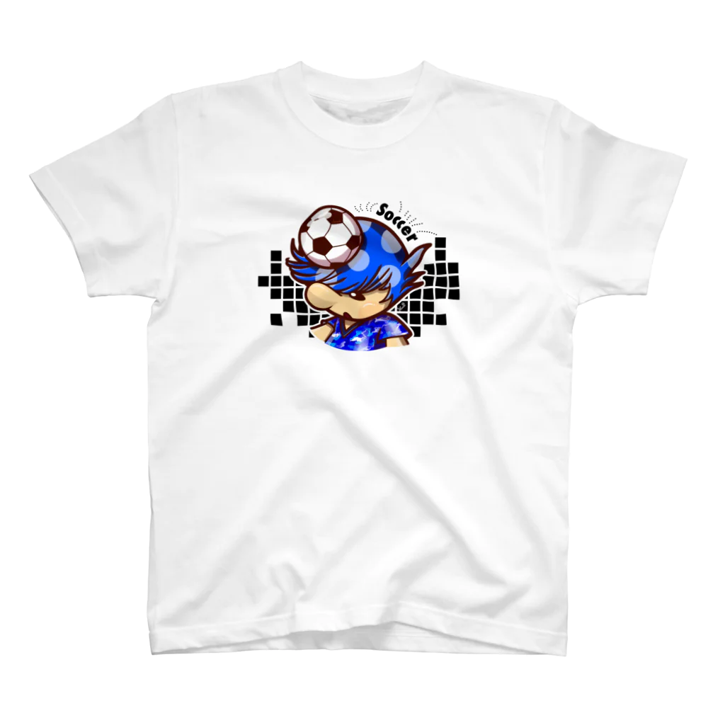 【Chocoa】-チョコア-のサッカー⚽️(ドット) スタンダードTシャツ