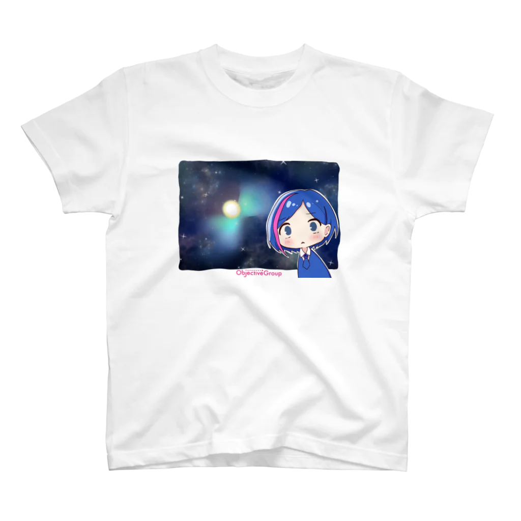 オブジェクティブグループ【公式】-しり森の宇宙オブちゃん Regular Fit T-Shirt