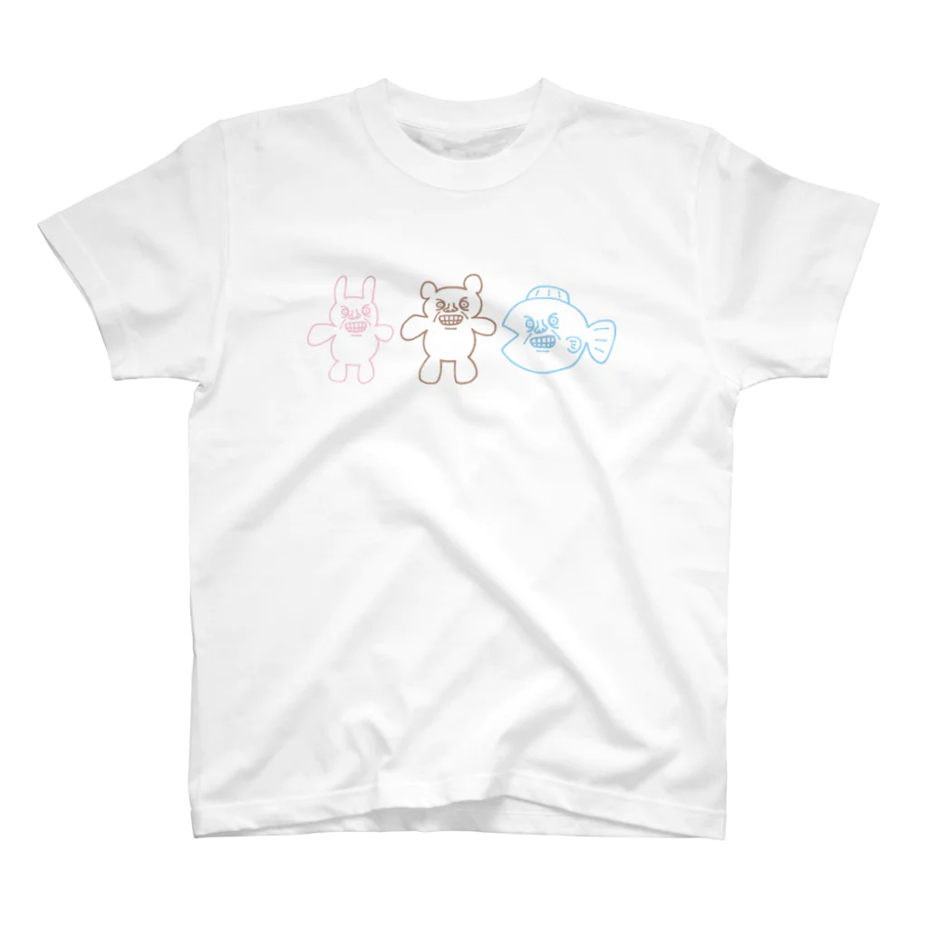 かずのこカンパニーの人面’s スタンダードTシャツ