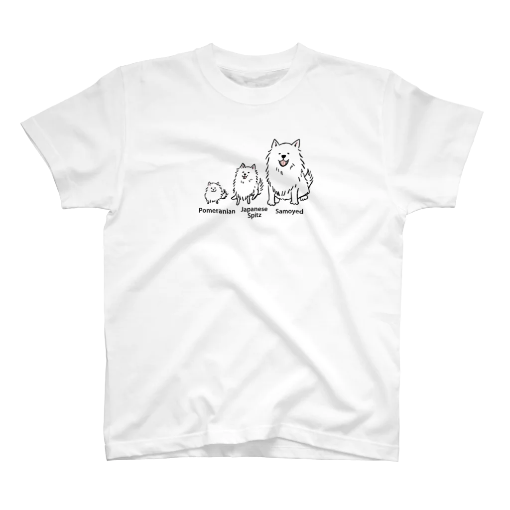 TOKOMOKOのWHITE TRIO Regular Fit T-Shirt