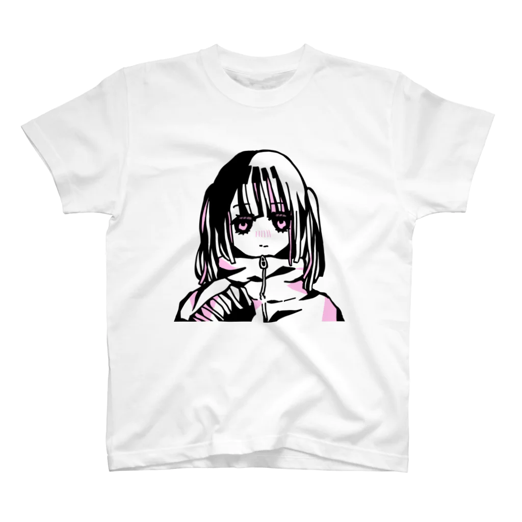 ちぃくまる。のへらへらついんてちゃん スタンダードTシャツ