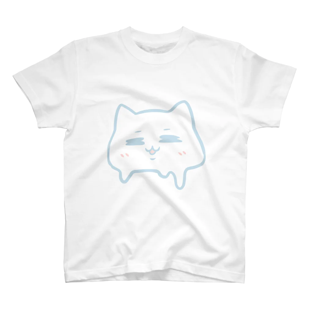 ゆるめのとろけるアイスねこ スタンダードTシャツ