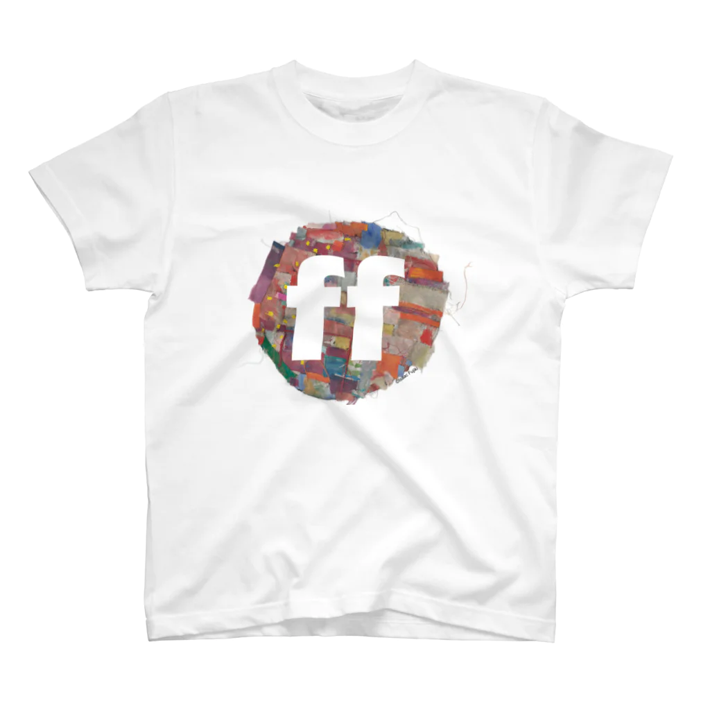 shop_newton_isaacの<ff>Alphabet on Apple by Isaac Fujiki Regular Fit T-Shirt