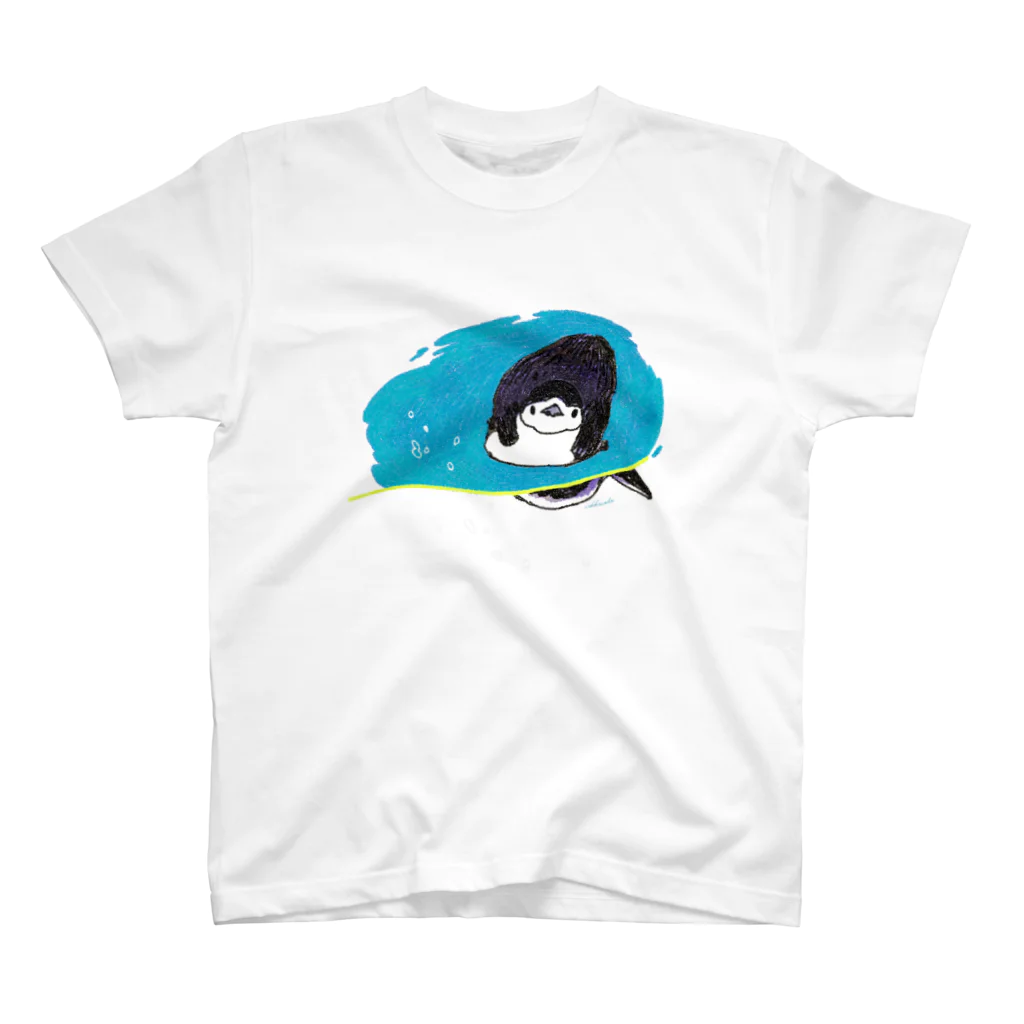rakkosoda / コマイのペンギンの水槽 スタンダードTシャツ
