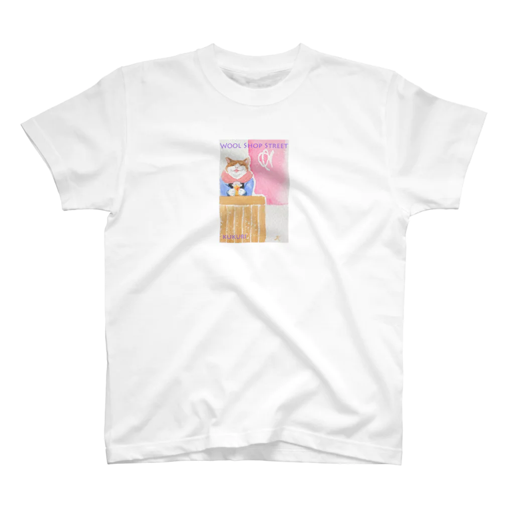 くまきち＠kyonyamamotoのWool Shop Street　kukuri Regular Fit T-Shirt