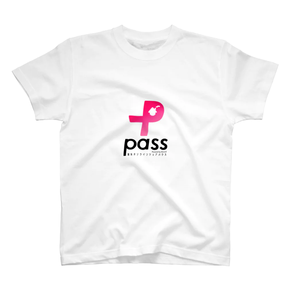 PASS-薬系オンラインシェアハウス-のPASSロゴTシャツ(オリジナル) スタンダードTシャツ