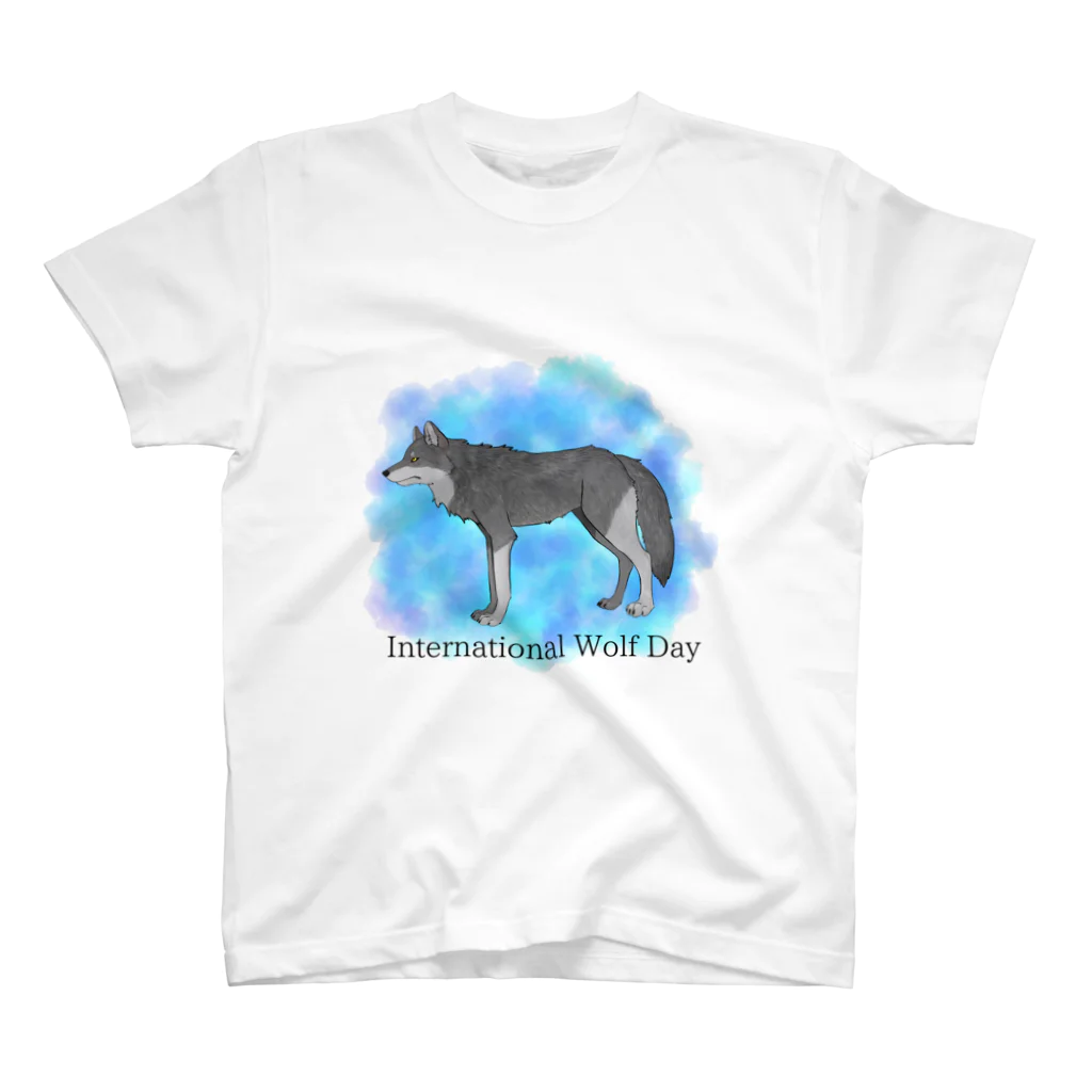 SchwarzWaldの国際オオカミの日 スタンダードTシャツ