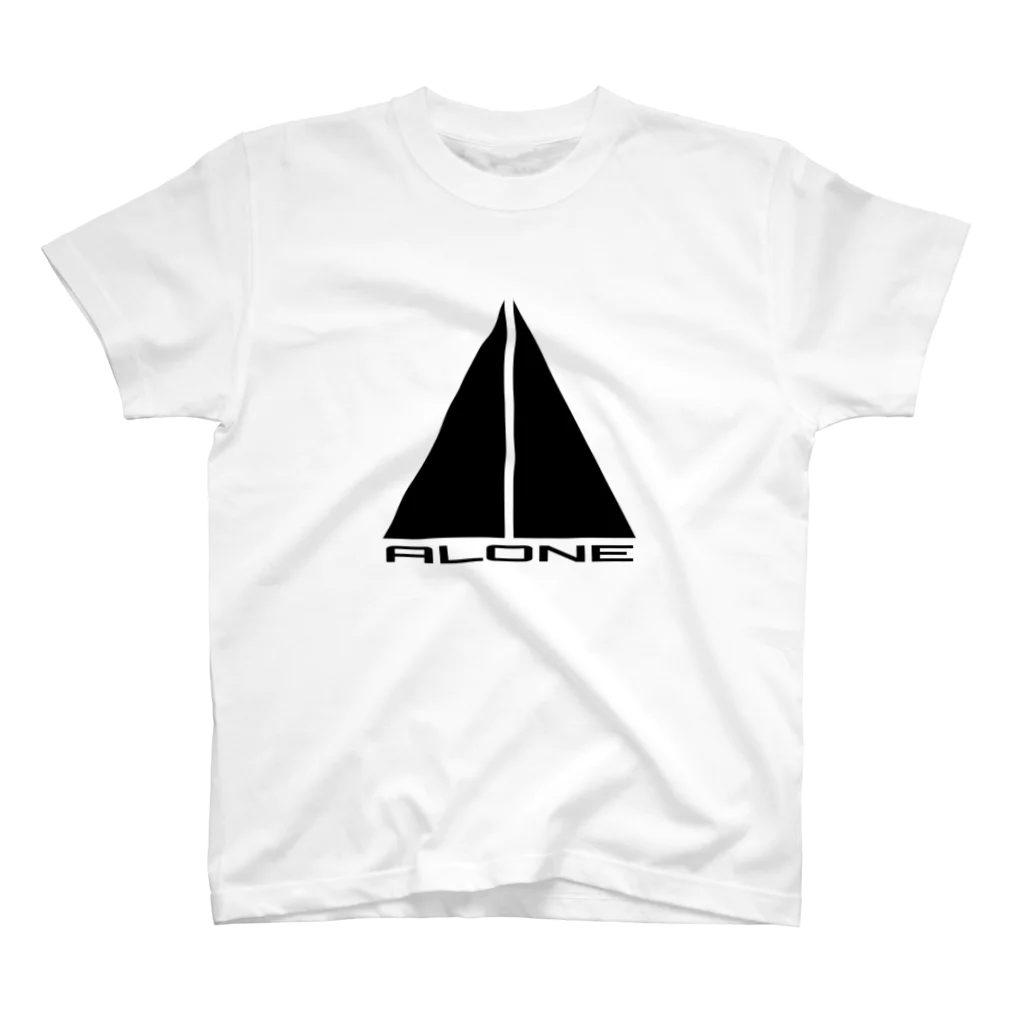 ALONE OFFICIAL STOREの【黒】「ALONE LOGO Tシャツ」② Regular Fit T-Shirt