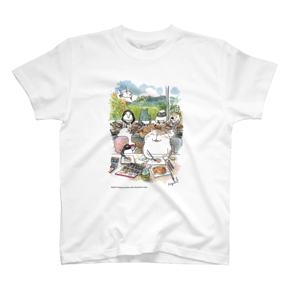 吉沢深雪の水彩イラストDiary Regular Fit T-Shirt