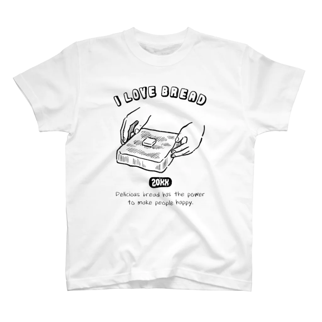 mincruのI love bread. スタンダードTシャツ