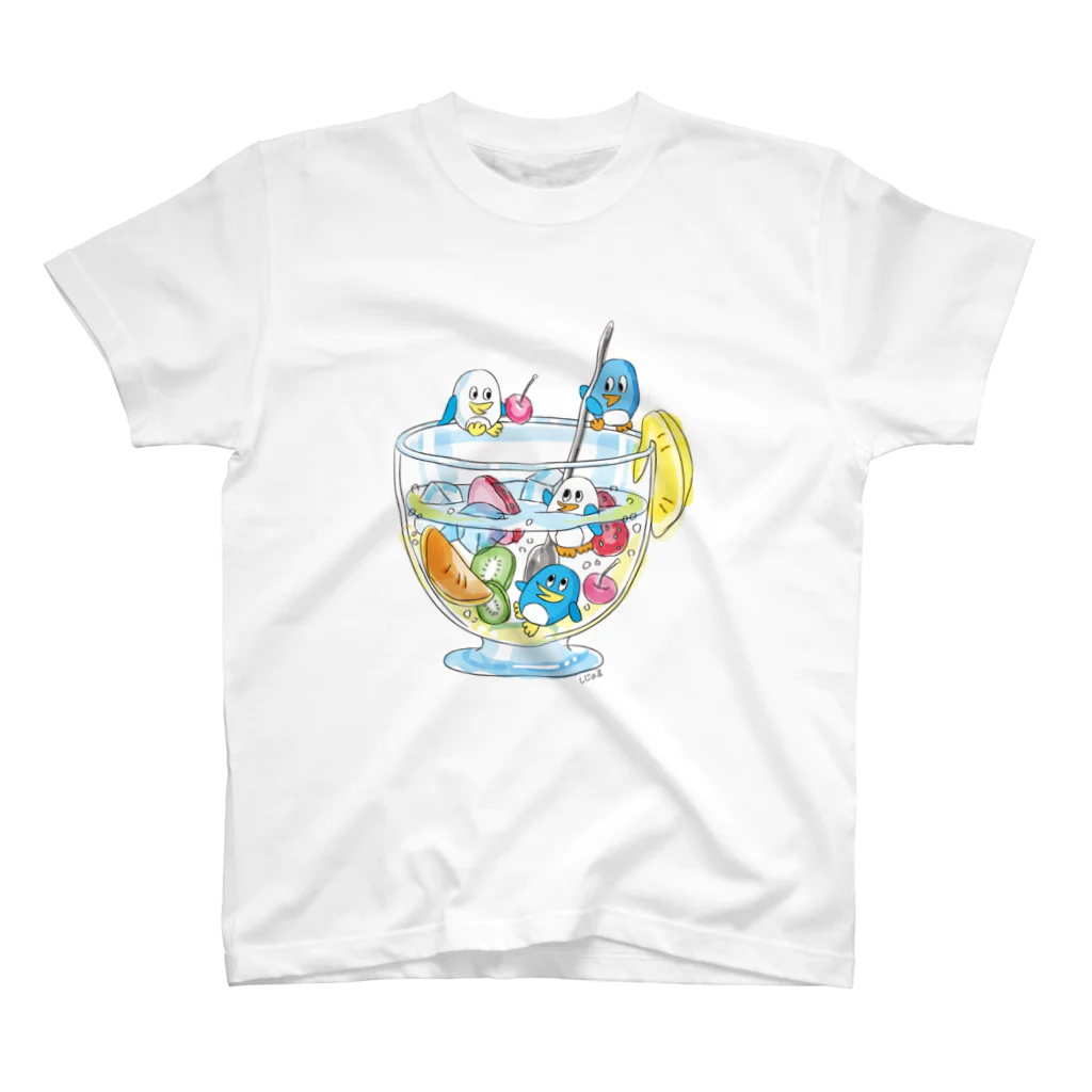 しじょるのペンギンとフルーツサワー Regular Fit T-Shirt