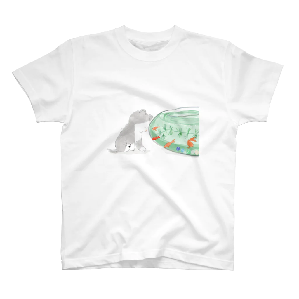 ももろ の夏と猫 スタンダードTシャツ