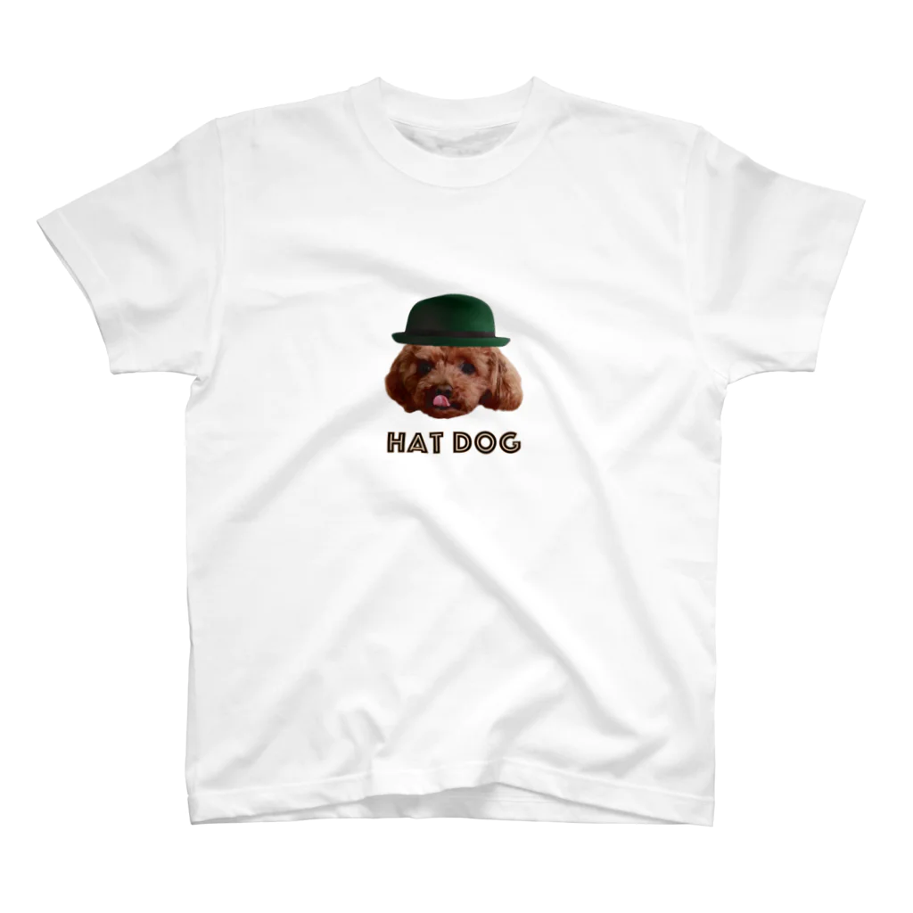 HAT DOGのプードルボウラー スタンダードTシャツ