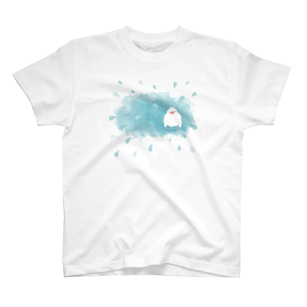 subacoの水もしたたる文鳥 スタンダードTシャツ