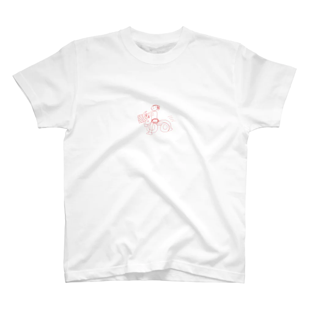 QXQXQのちゃりたうろす Regular Fit T-Shirt