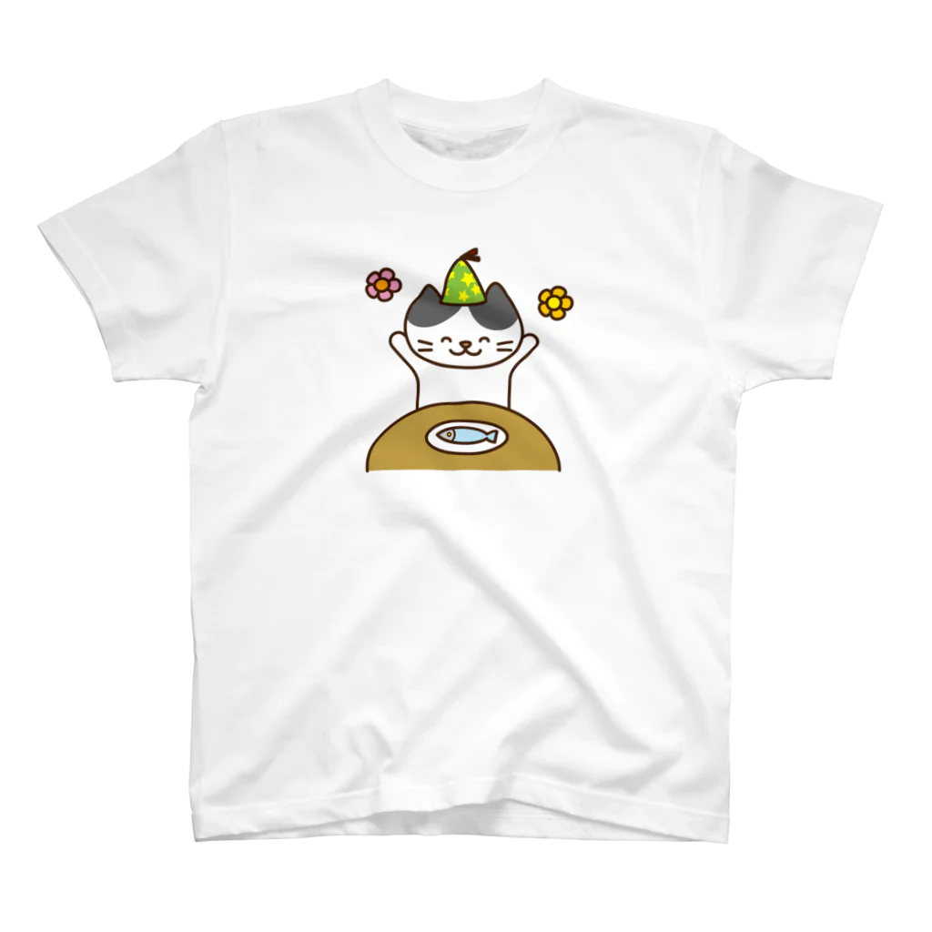 tomdogcatのHappy Cat Regular Fit T-Shirt