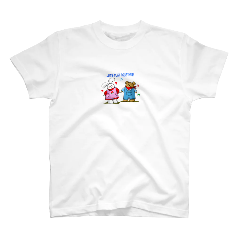 Tsukky's  Shopの仲良しうさくま スタンダードTシャツ