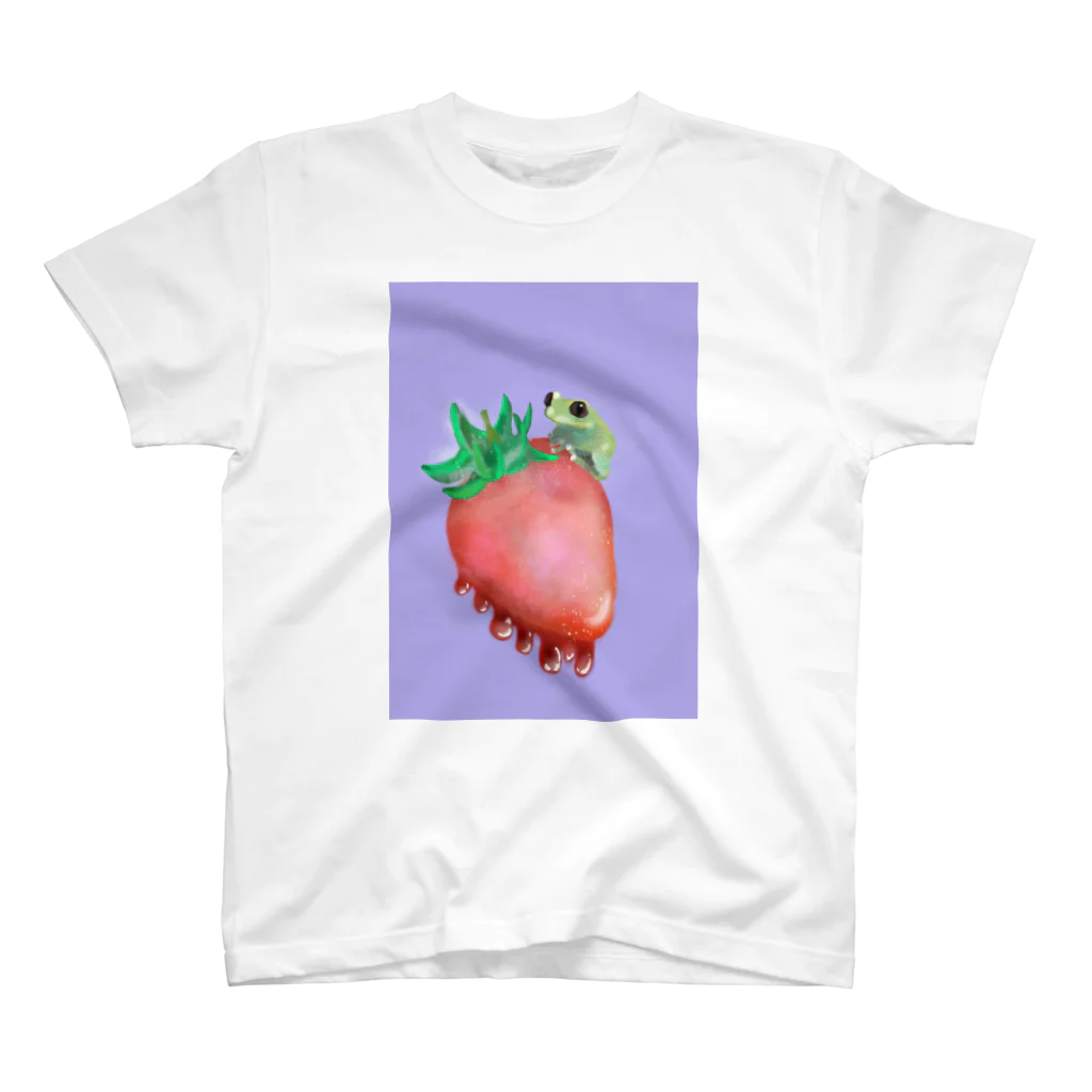 Pukpuの苺蛙 Regular Fit T-Shirt