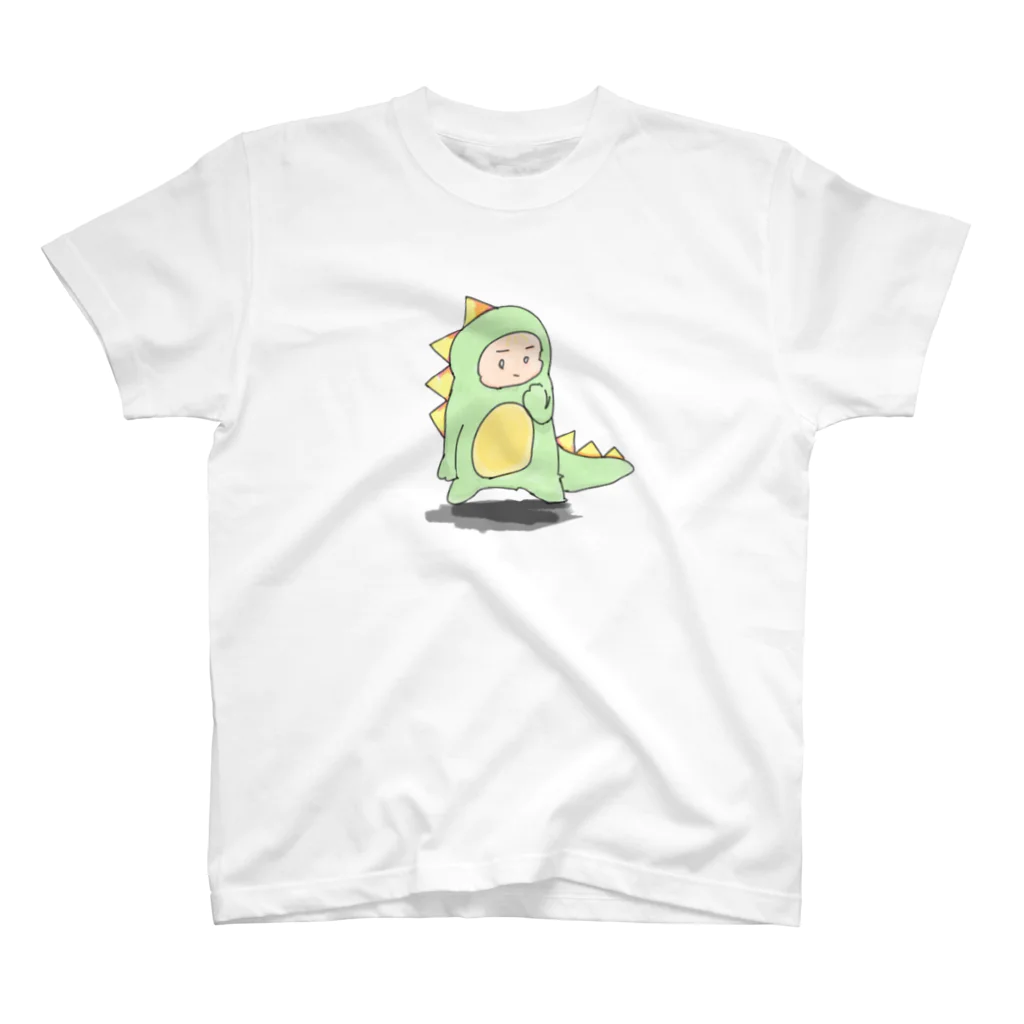 JiJiTAの恐竜くん スタンダードTシャツ