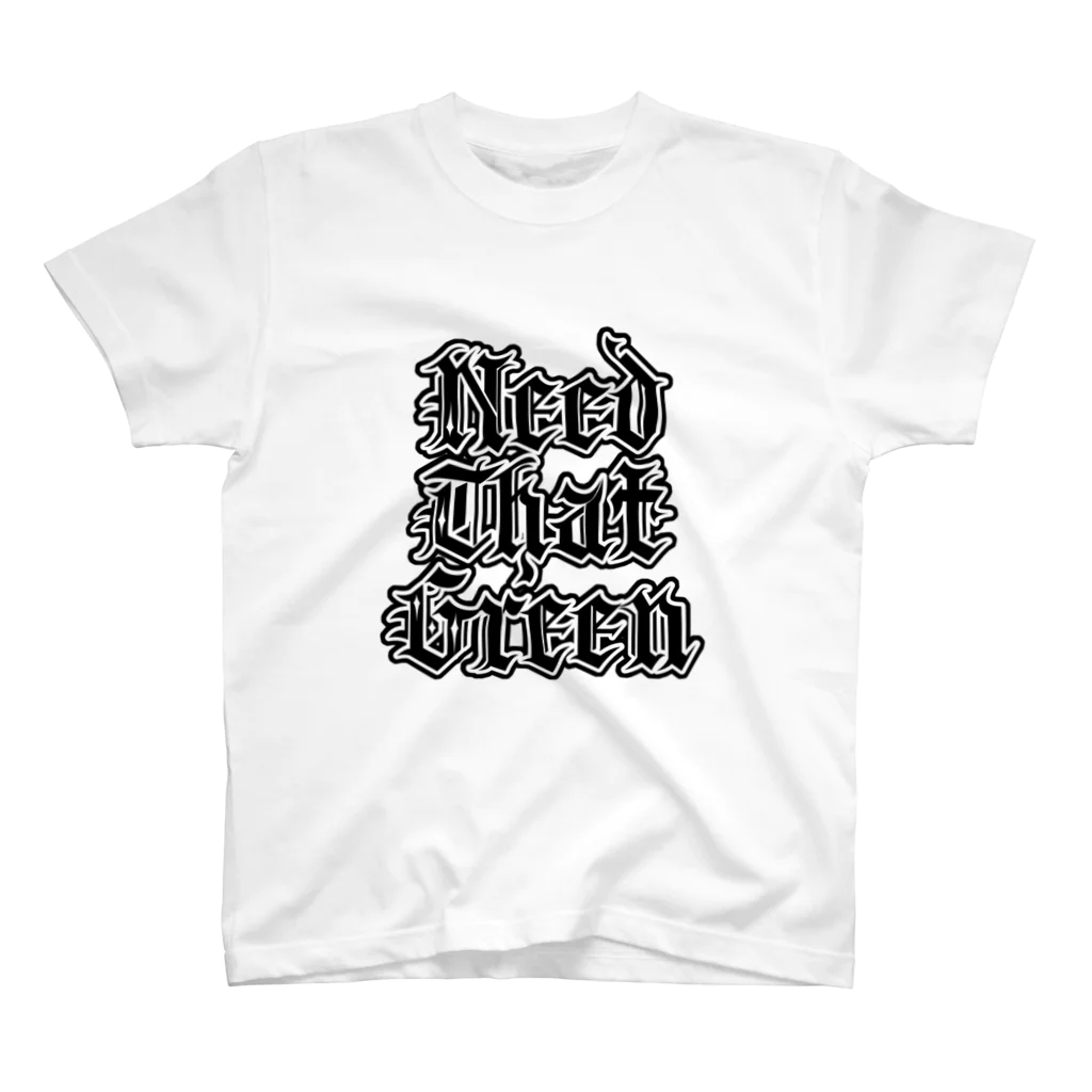 キヨのNeed That Green スタンダードTシャツ