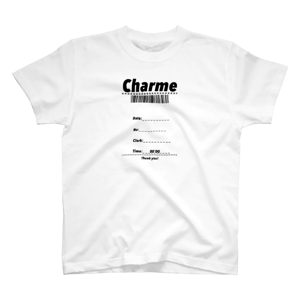 CHARMEのCHARME receipt Regular Fit T-Shirt