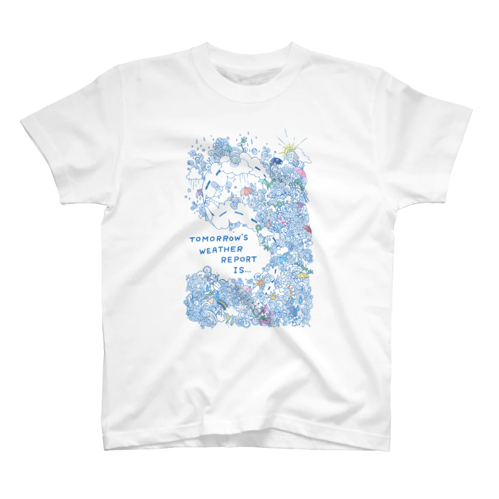 maro's POKER FACEのカエルの天気予報 Regular Fit T-Shirt