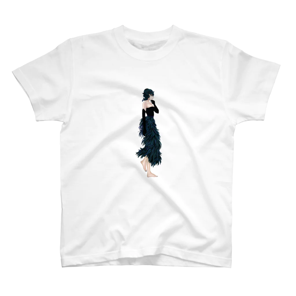 T子の黒鳥 スタンダードTシャツ