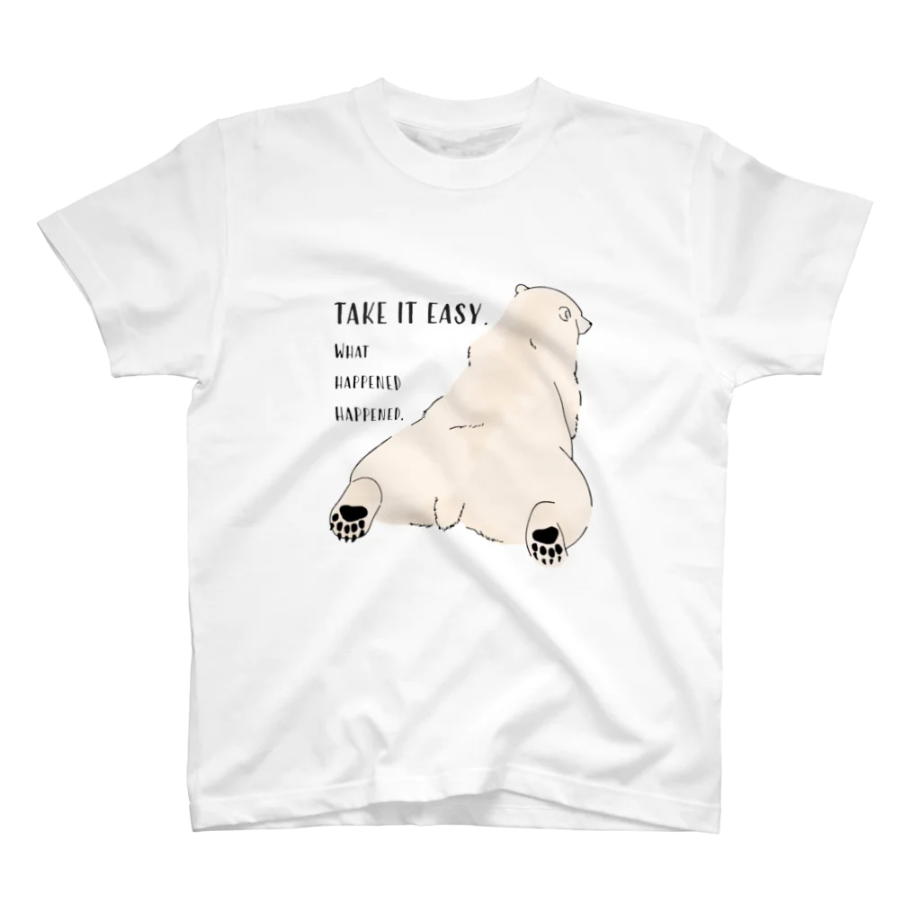 シロクマ商店のだらっとクマ Regular Fit T-Shirt