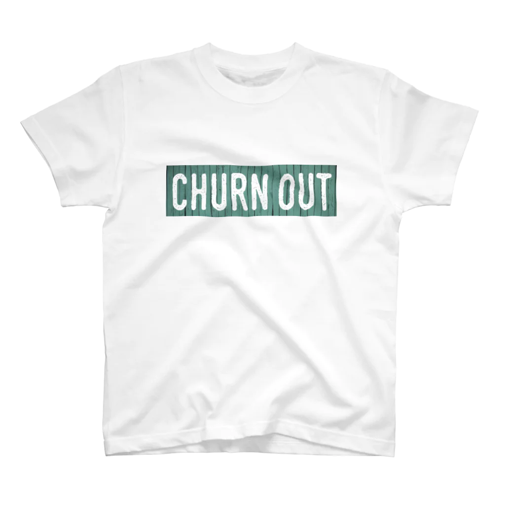 Churn outの01Tシャツ スタンダードTシャツ