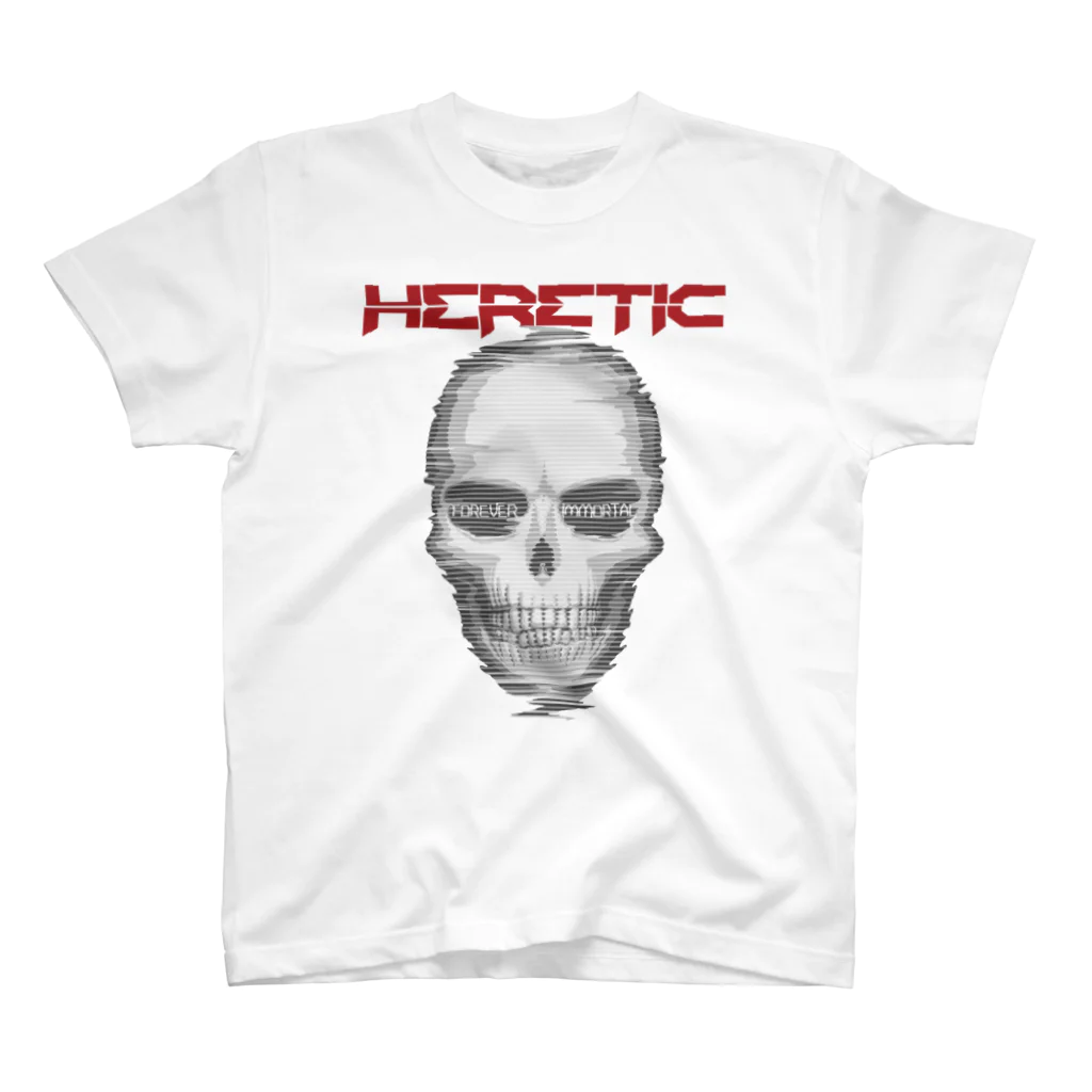 H E R E T I CのNoise skull スタンダードTシャツ