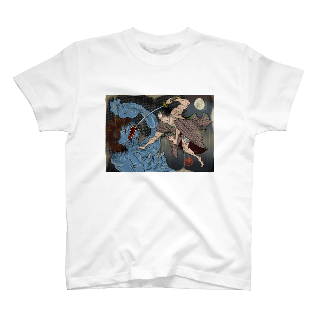 nidan-illustrationの"武者絵" 1-#1 スタンダードTシャツ