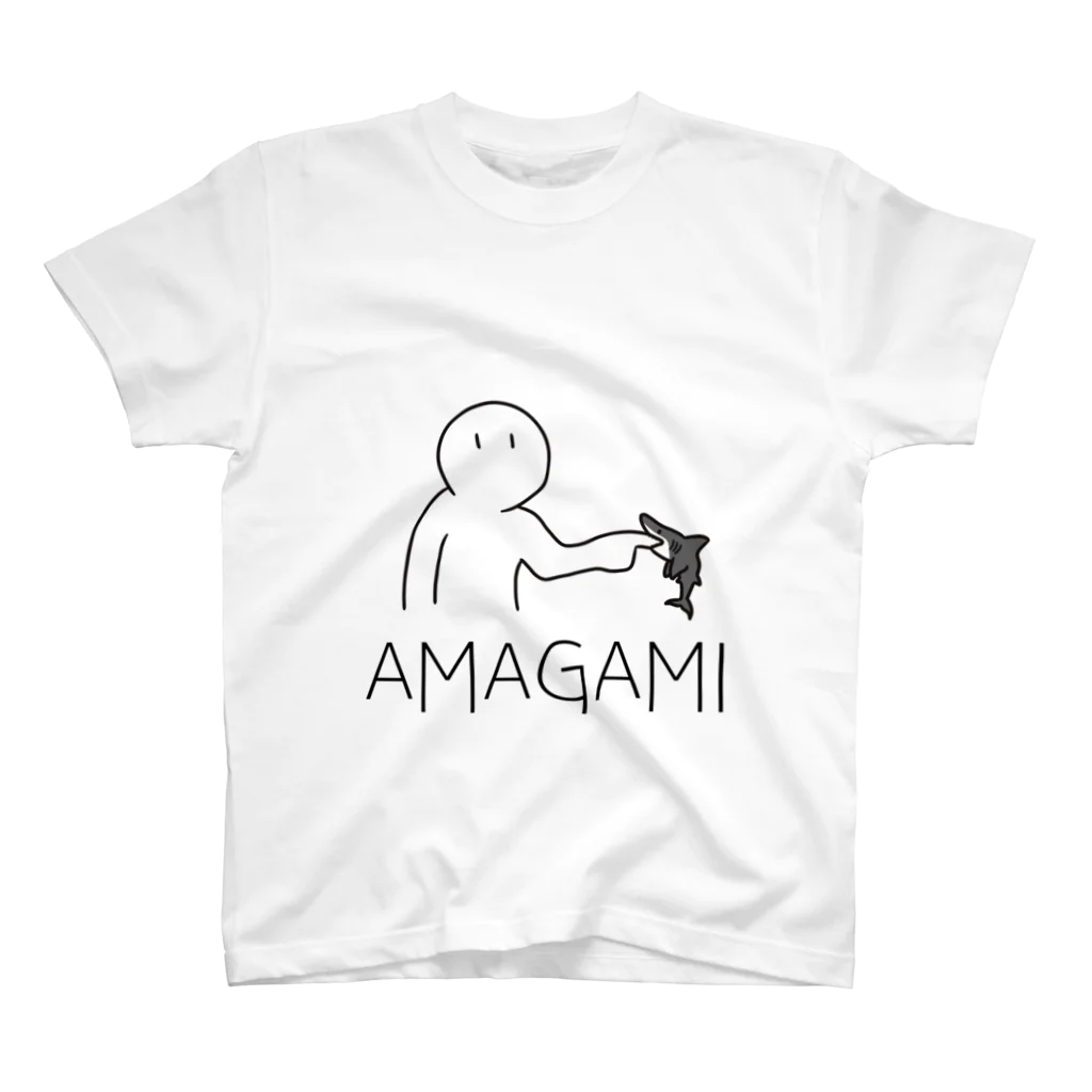 UDONのAMAGAMIシリーズ 〜サメ〜 Regular Fit T-Shirt