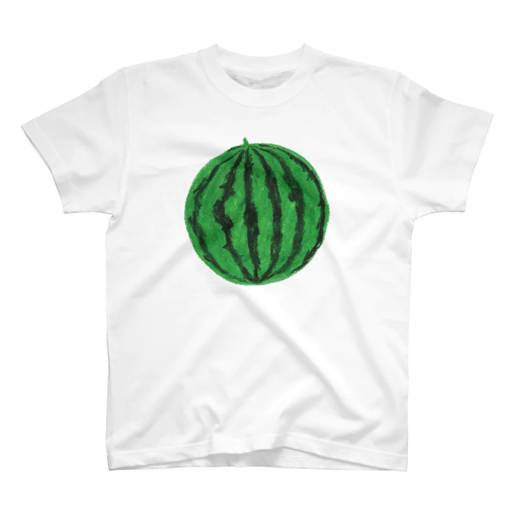 mekadangoのスイカ(緑) Regular Fit T-Shirt