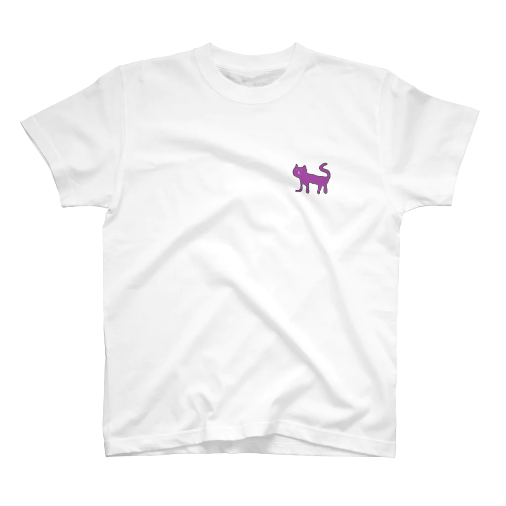 126.comのぬこ Regular Fit T-Shirt