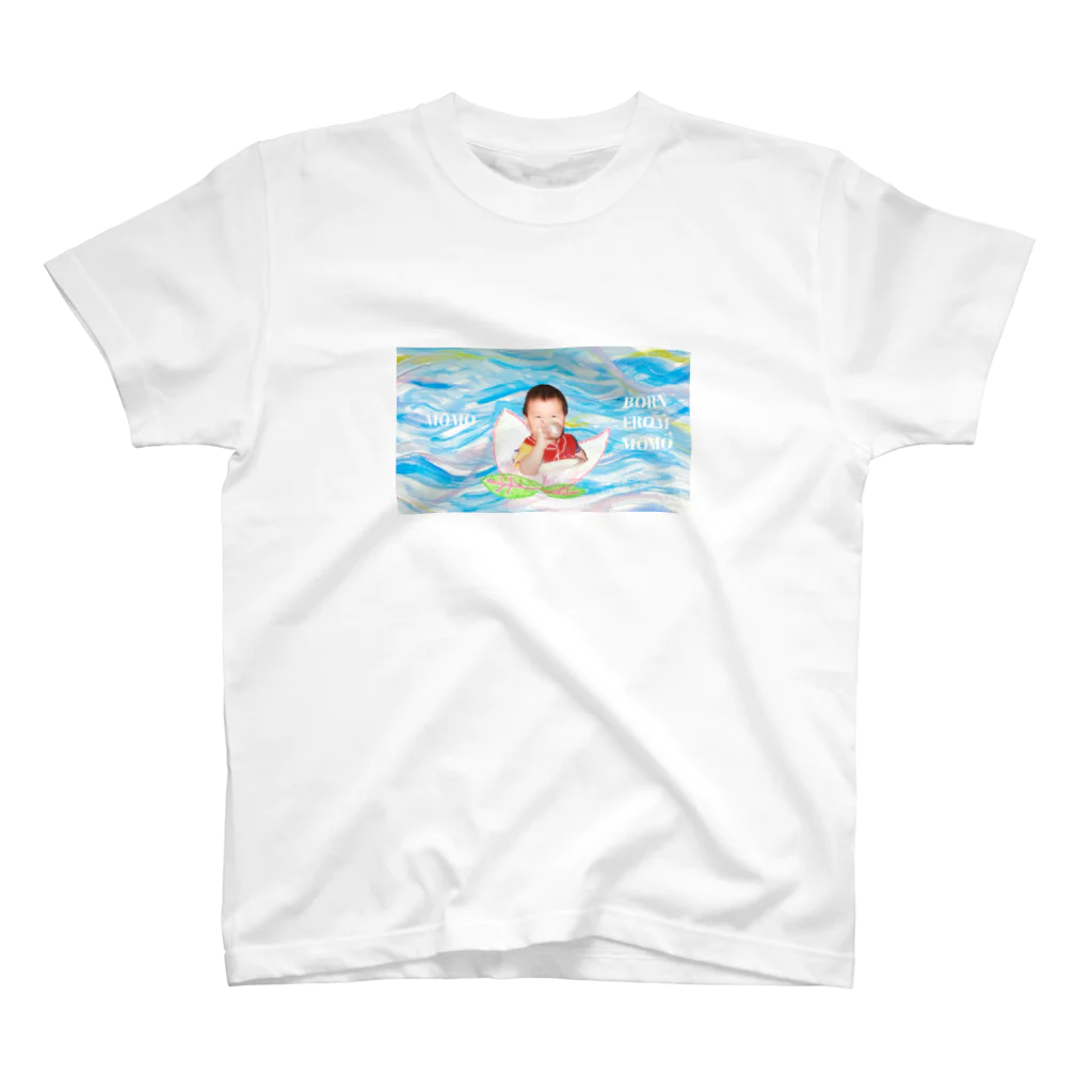 childhood clothingの桃から生まれたももかちゃん Regular Fit T-Shirt