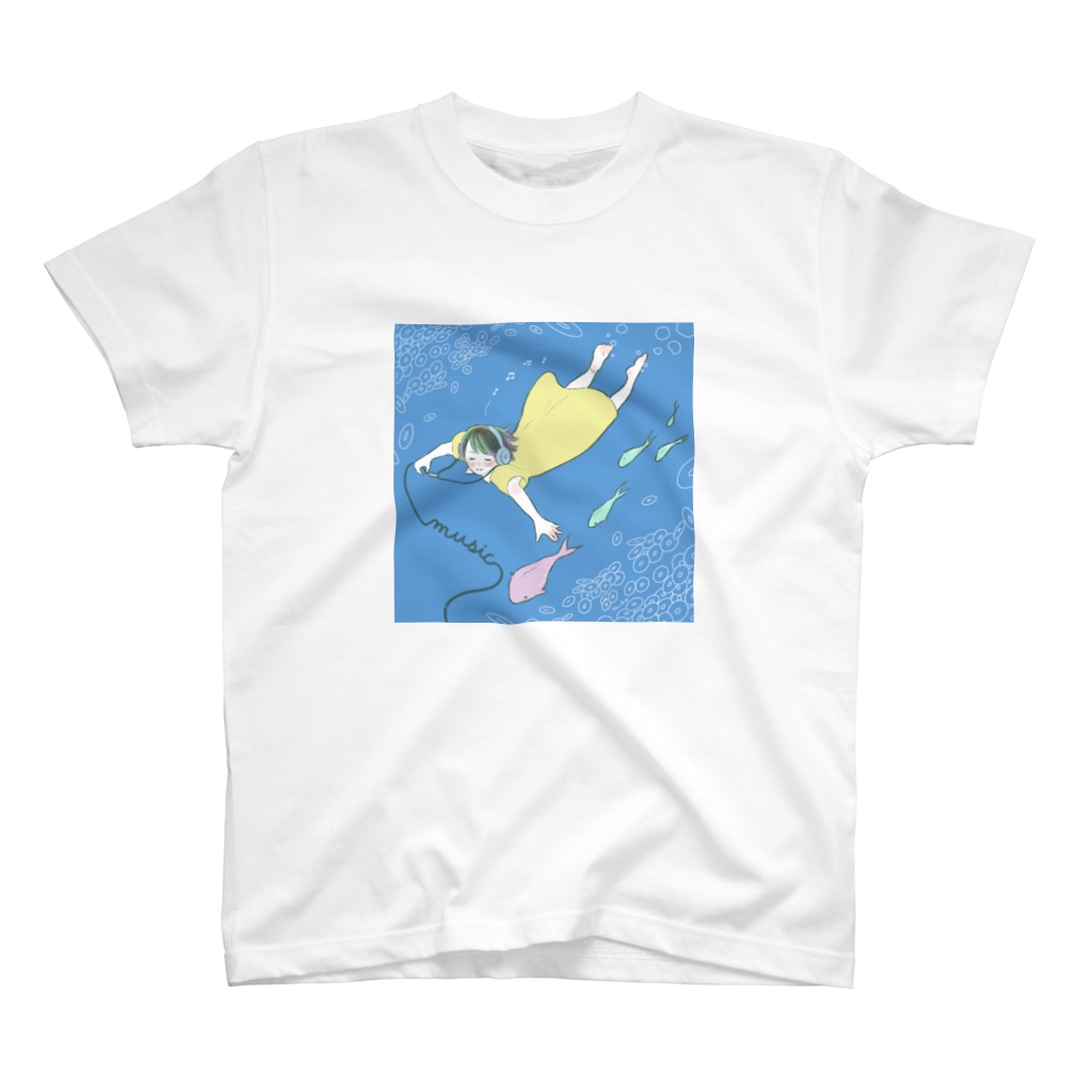 youko1984の音の海に揺蕩う T-Shirt