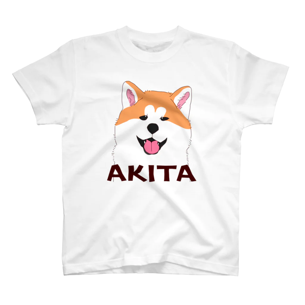 だいな&えでぃのAKITA 赤 スタンダードTシャツ