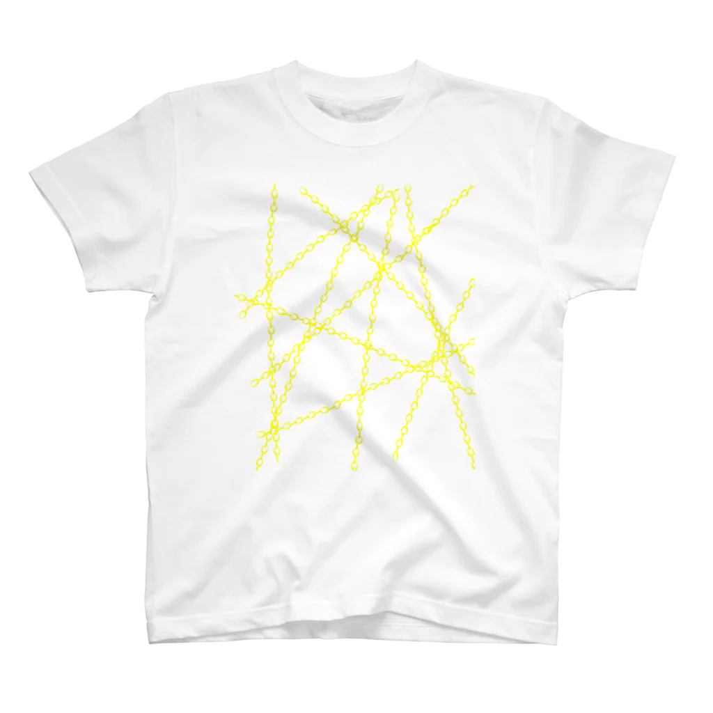Saki_0522の鎖(黄) スタンダードTシャツ