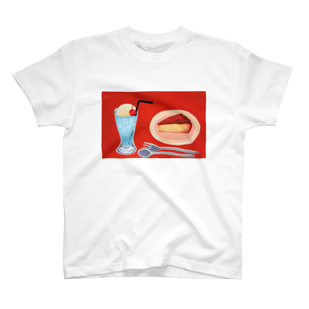 タミフルのケーキとクリームソーダ スタンダードTシャツ