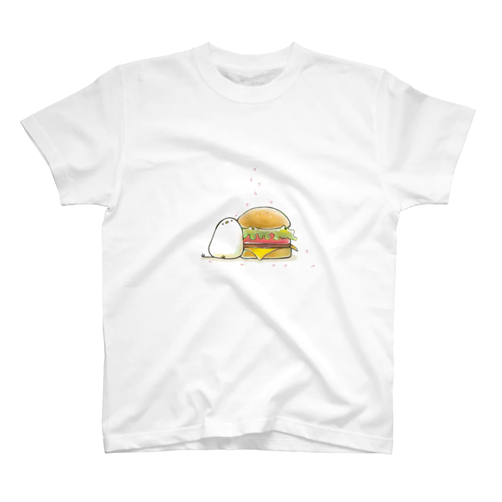 こっこくらげ。のえびちりバーガー。 スタンダードTシャツ