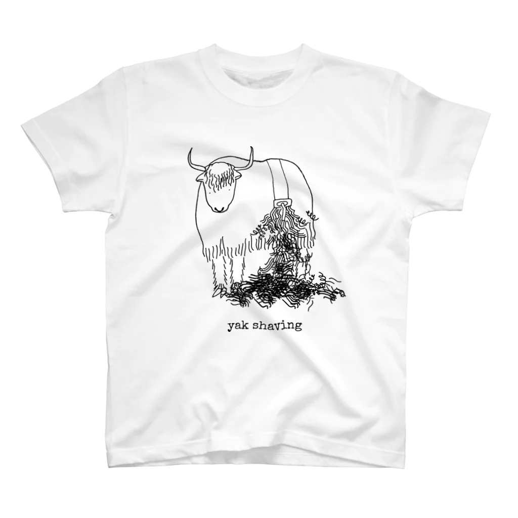 risacanのyak shaving スタンダードTシャツ