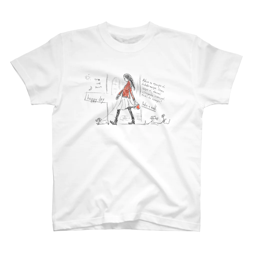 FUKIGEN GIRLのTake a Walk スタンダードTシャツ