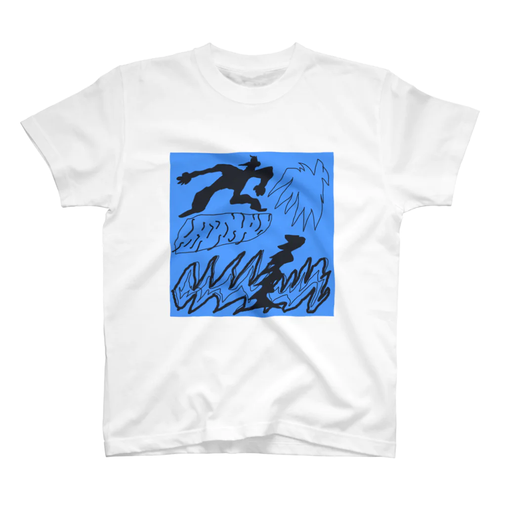 BOROMOUKE STOREのsurfing boy スタンダードTシャツ