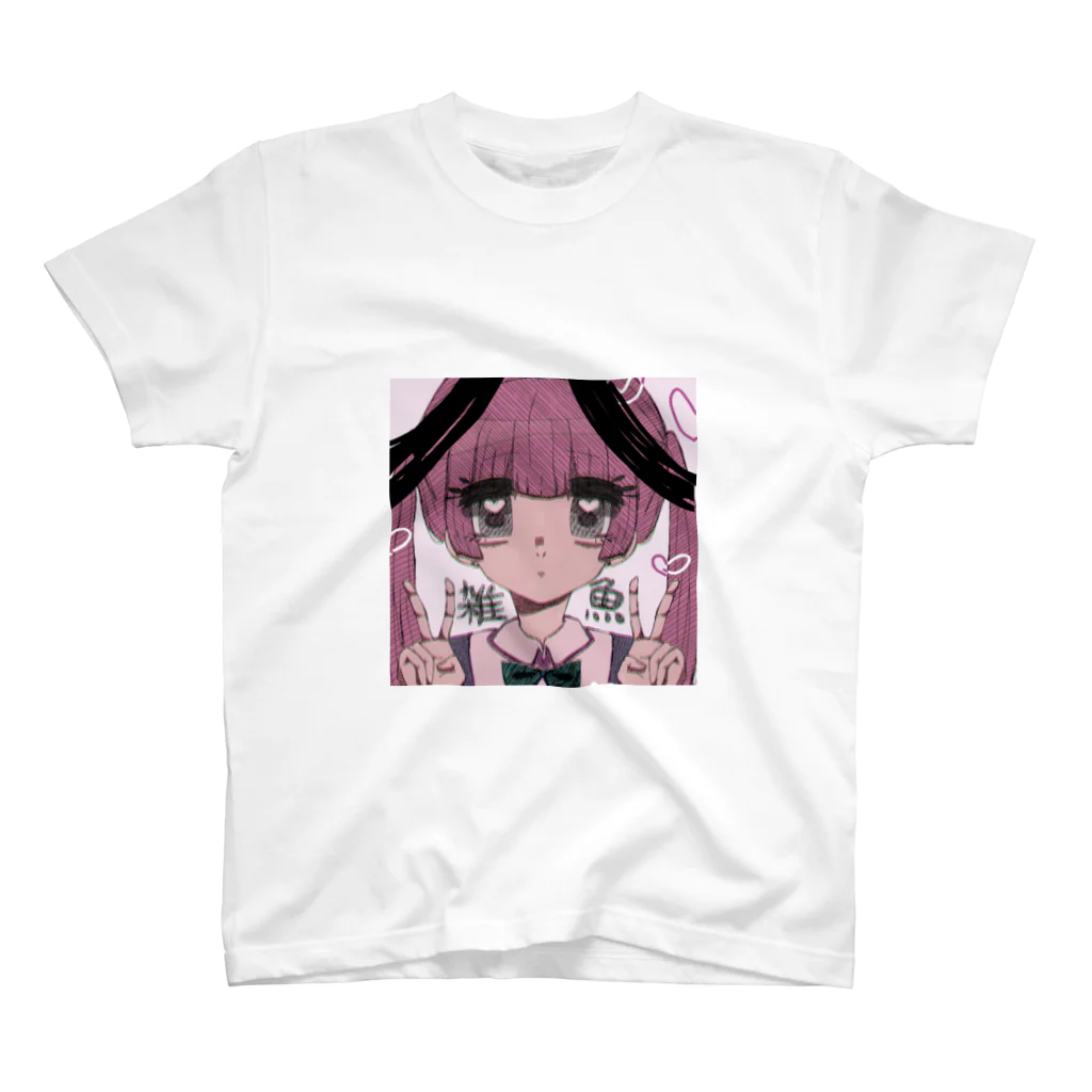 にゃんおぇのざこな女の子 スタンダードTシャツ