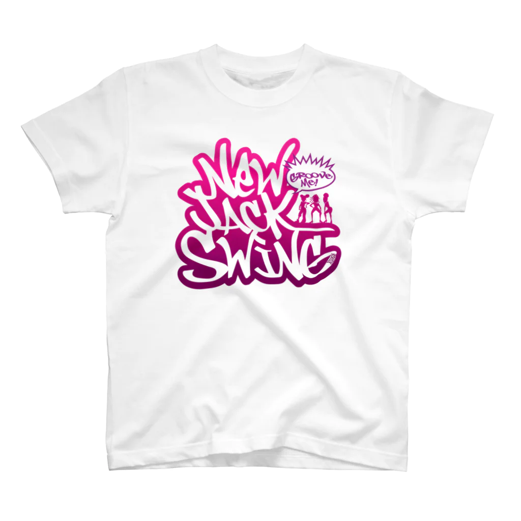 FOXY COLORSのNew Jack Swing pink スタンダードTシャツ