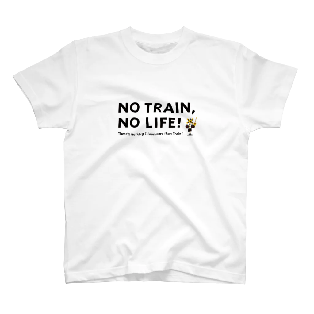 Train Kids! SOUVENIR SHOPのNO TRAIN, NO LIFE ! Regular Fit T-Shirt