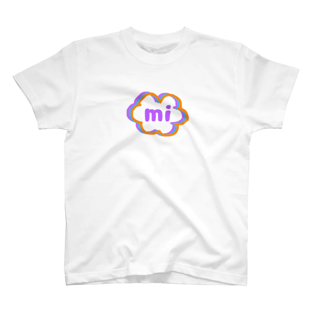 ☁️☁️ mi ☁️☁️のmi logoT スタンダードTシャツ